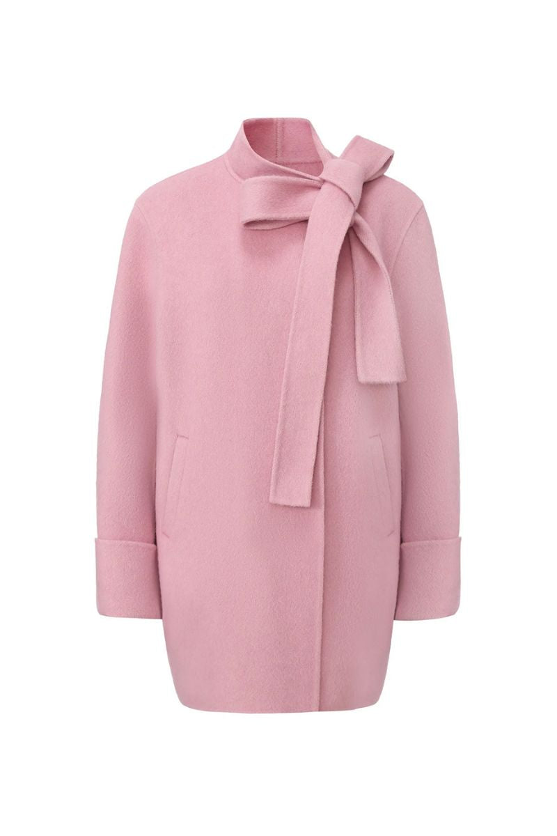 JULIETTE COCOON COAT IN PINK