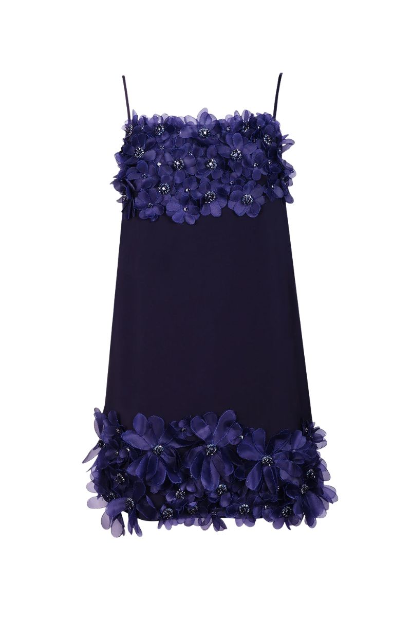 ALIA NOIRE MINI DRESS IN NAVY