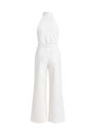 Ivory resort jumpsuit by ANA + MARIA featuring a relaxed fit and stylish design, ideal for warm-weather occasions.