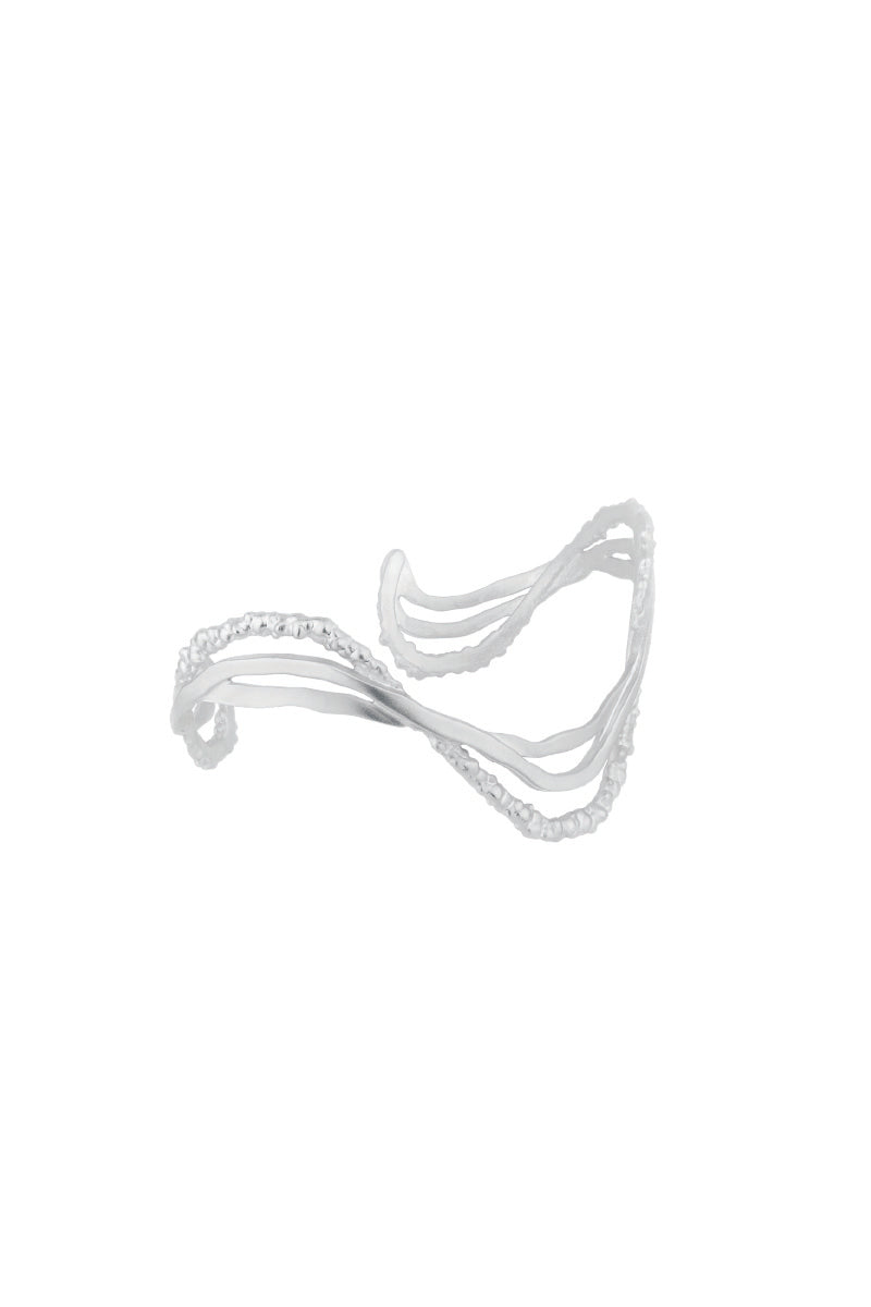 RIPPLE BRACELET IN SILVER