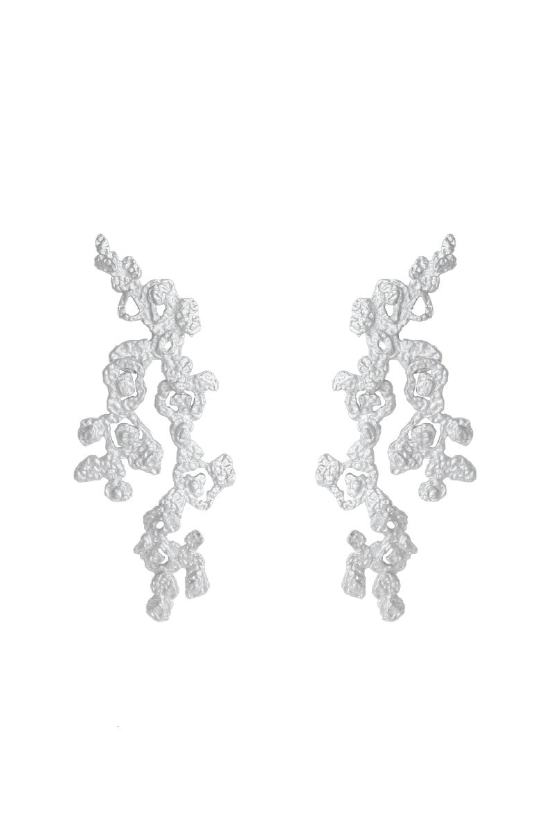 RIVERSTONE EARRINGS IN SILVER