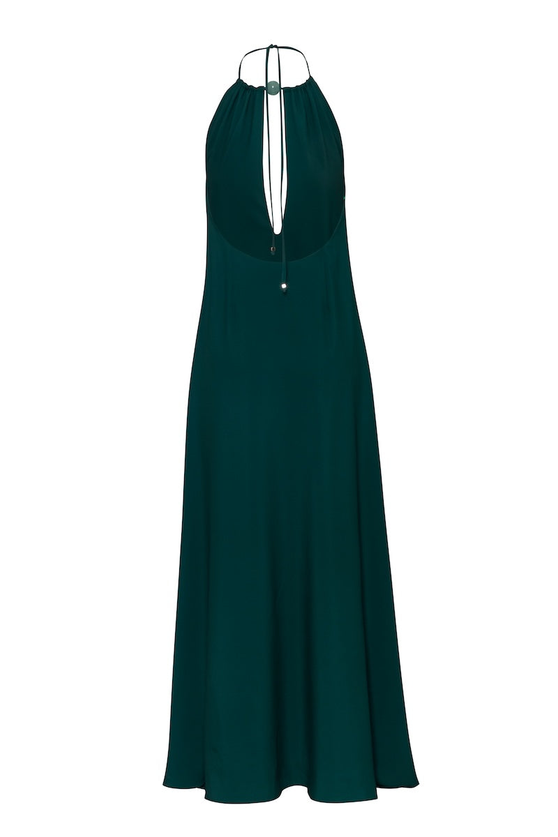 RONDINE MAXI DRESS IN EMERALD GREEN