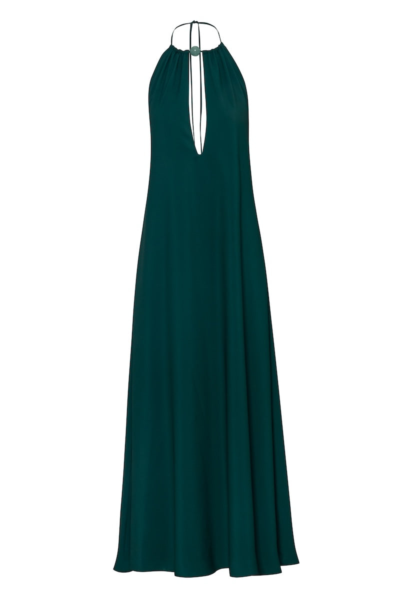 RONDINE MAXI DRESS IN EMERALD GREEN - CULT MIA