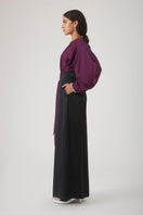 Black Sufia pant by Mastani, stylish and comfortable, featuring a tailored fit and modern design for everyday wear.