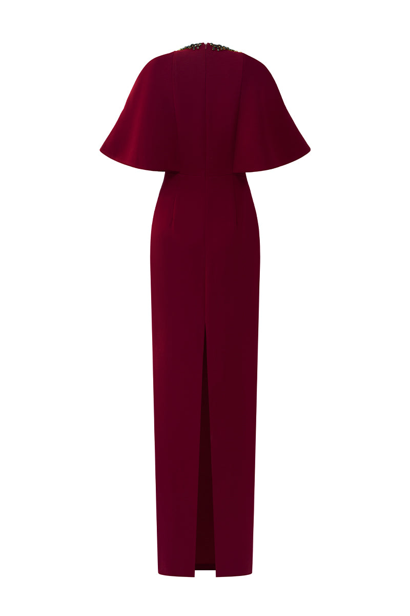 TULIP CREPE MAXI DRESS IN RED | CULT MIA | I.H.F TULIP CREPE MAXI DRESS IN RED | CULT MIA | I.H.F