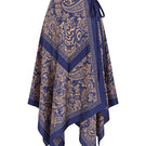 Rebecca Taylor Tatum scarf midi skirt in Marm color, featuring a stylish and flowy design perfect for casual or dressy looks.