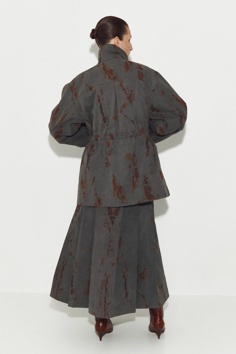 DENIM SKIRT IN GRAY - CULT MIA