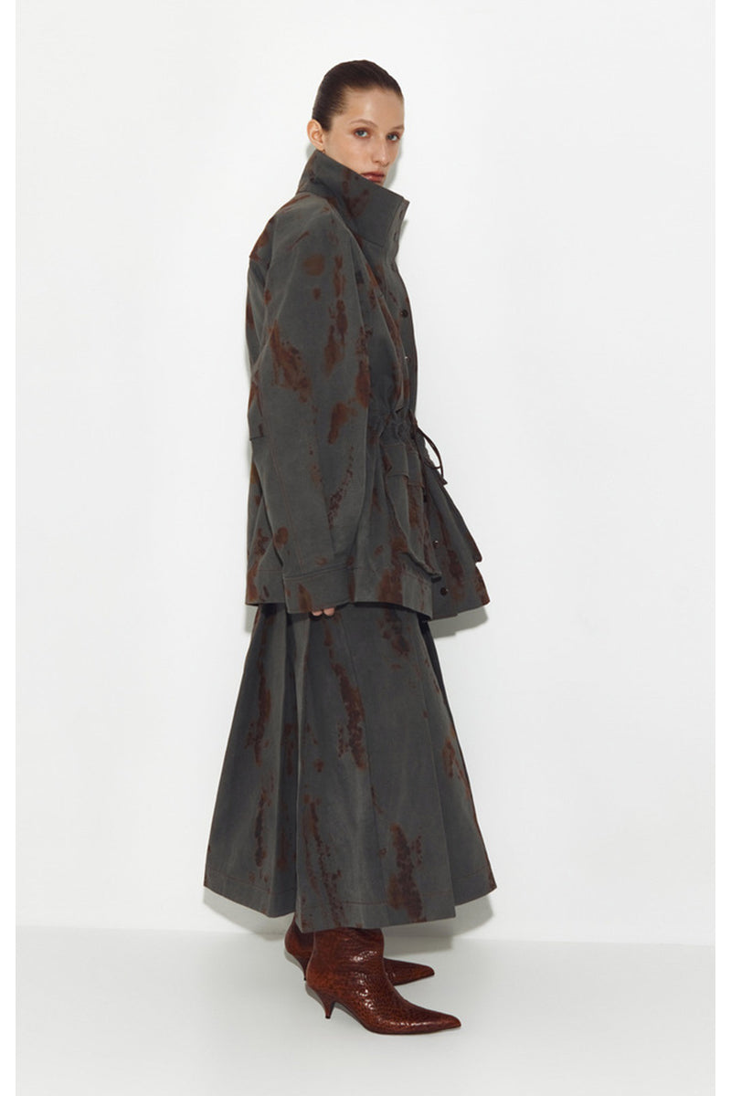 DENIM SKIRT IN GRAY - CULT MIA