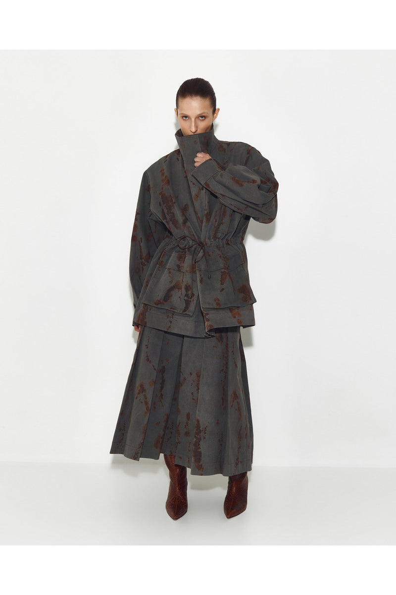 DENIM JACKET IN GRAY - CULT MIA