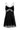 LATICA LACE-TRIMMED SLIP DRESS IN BLACK