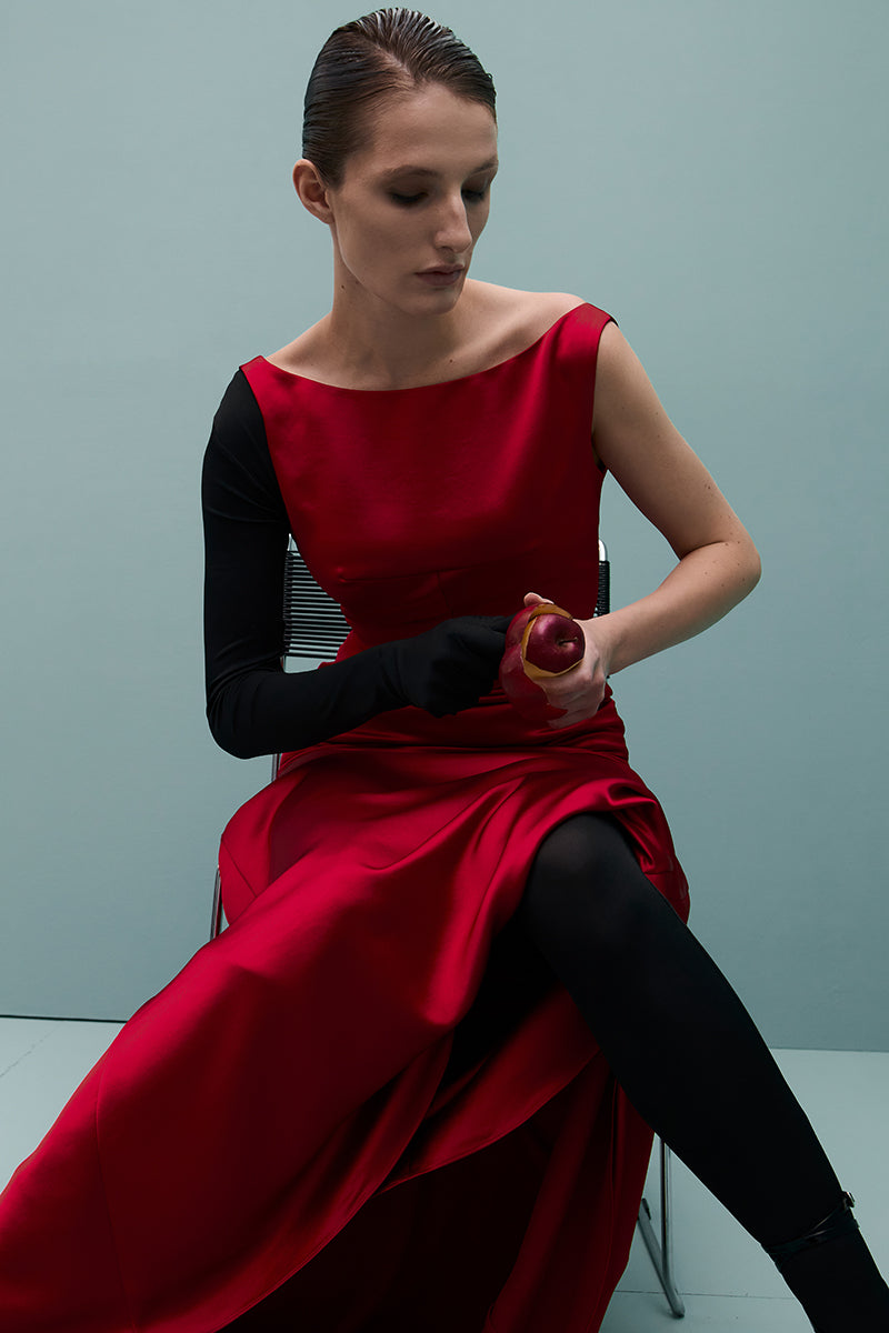 MARBLE GOWN IN RED - CULT MIA