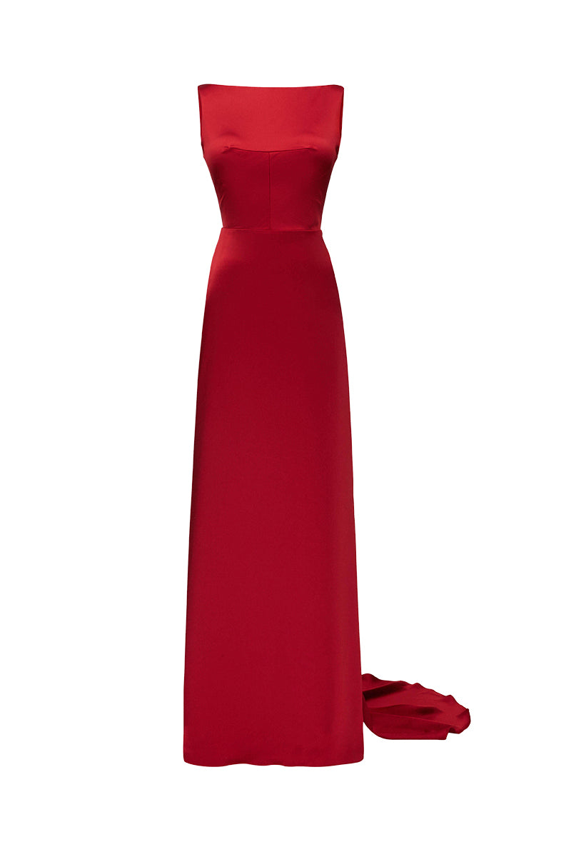 MARBLE GOWN IN RED - CULT MIA
