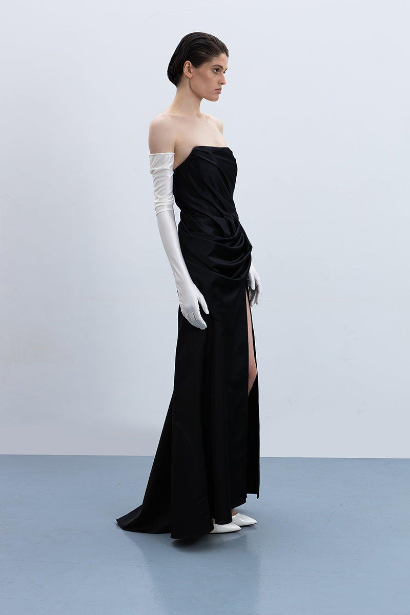 VIVID GOWN IN BLACK - CULT MIA