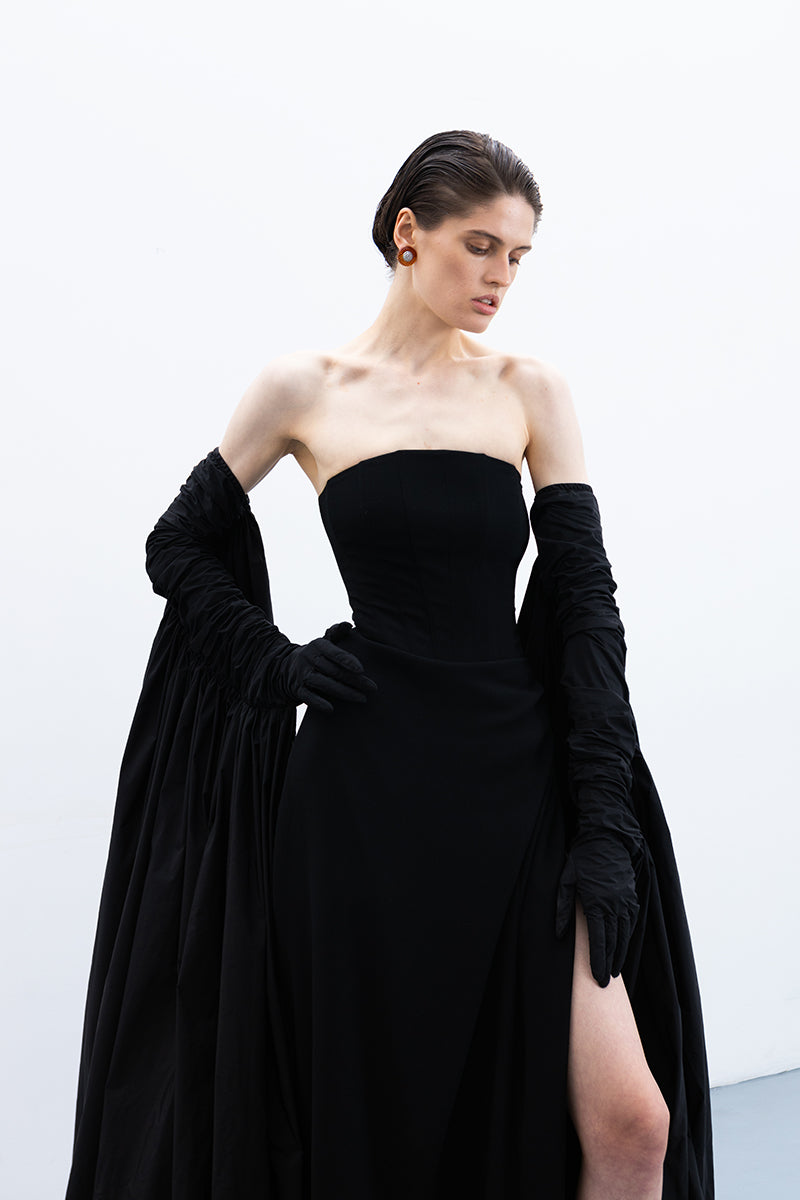 GLOVES WITH A TRAIN IN BLACK | CULT MIA | Monetre GLOVES WITH A TRAIN IN BLACK | CULT MIA | Monetre