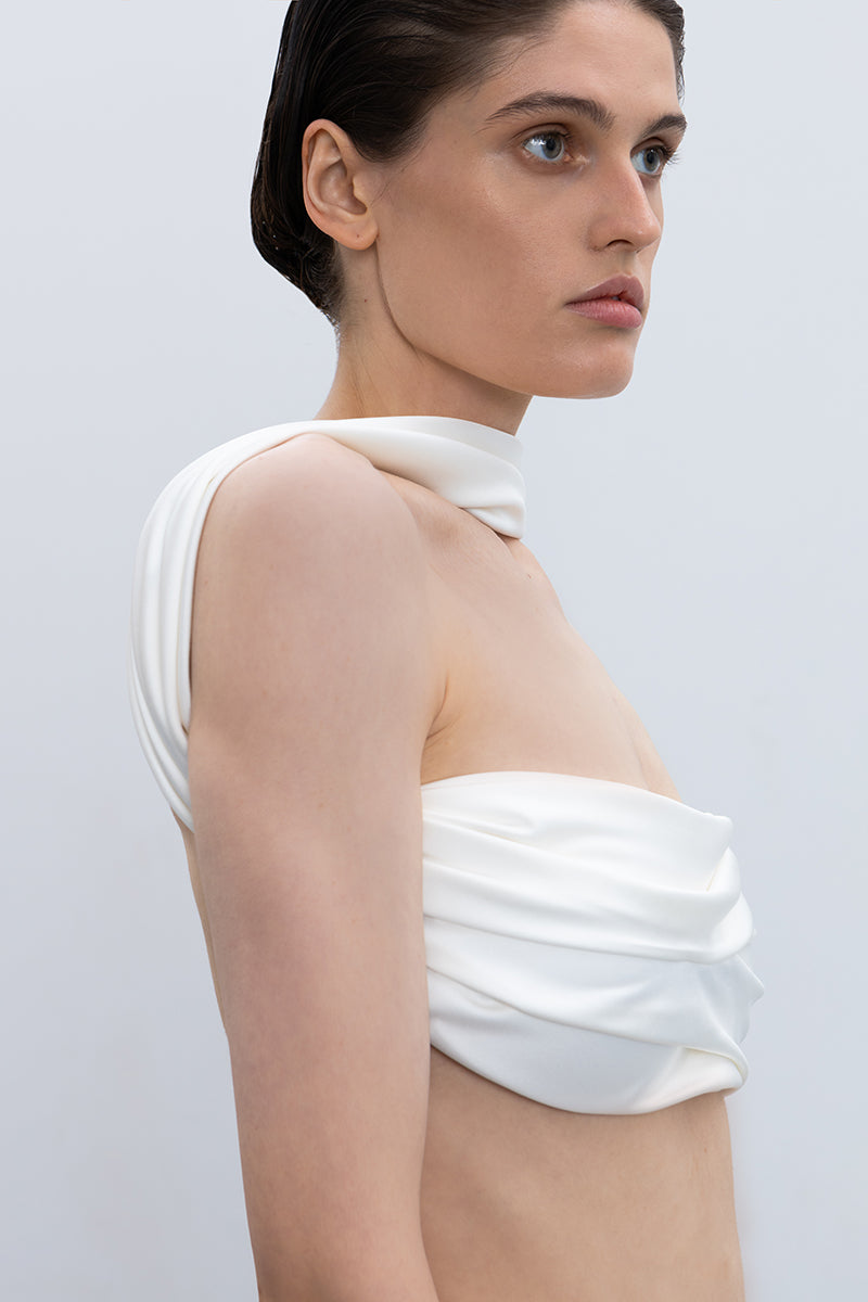 VENUS TOP AND SKIRT IN OFF WHITE - CULT MIA