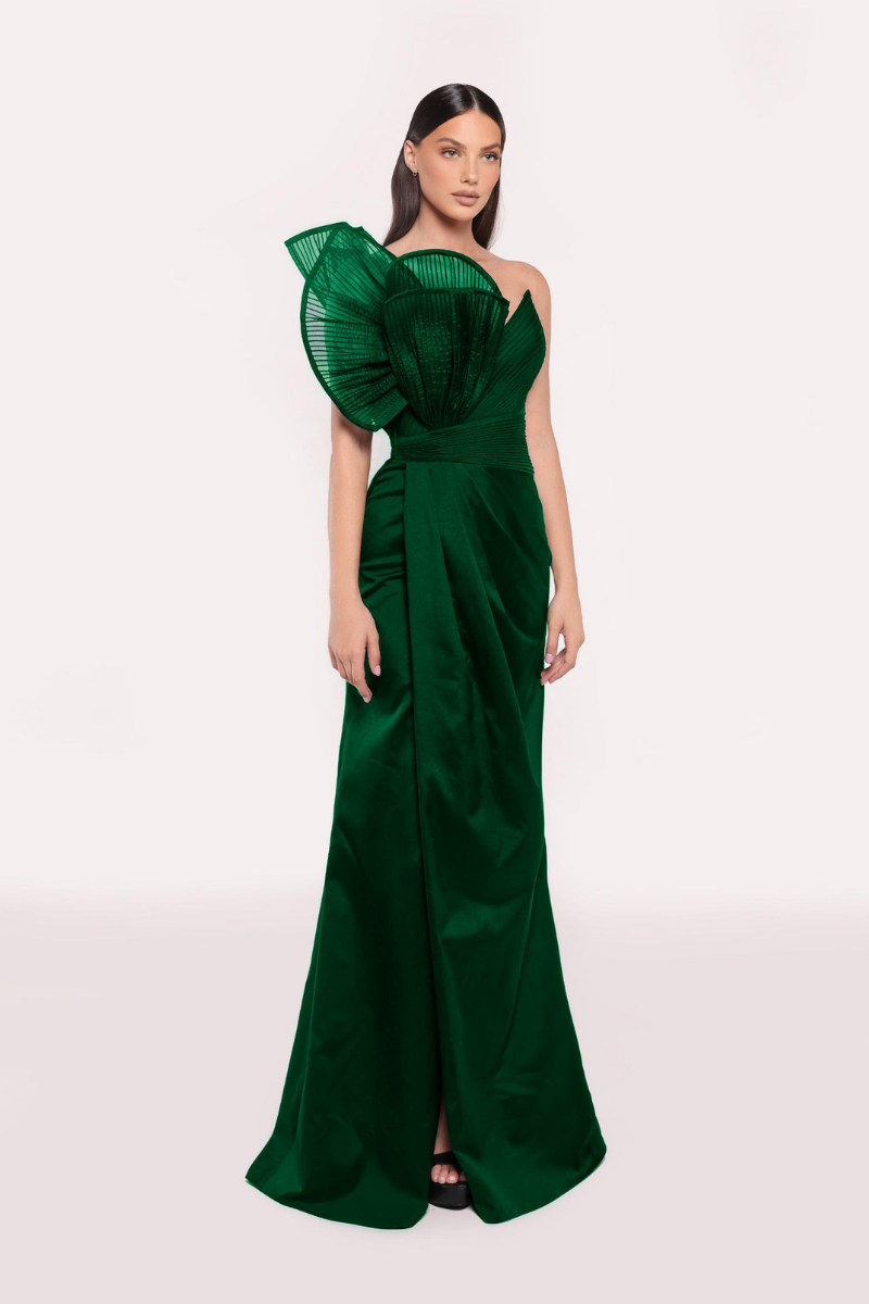 SAGE DRESS IN EMERALD - CULT MIA