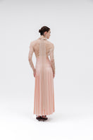 Peach sand blouse from Studio NK featuring a relaxed fit and soft fabric, perfect for casual or office wear.