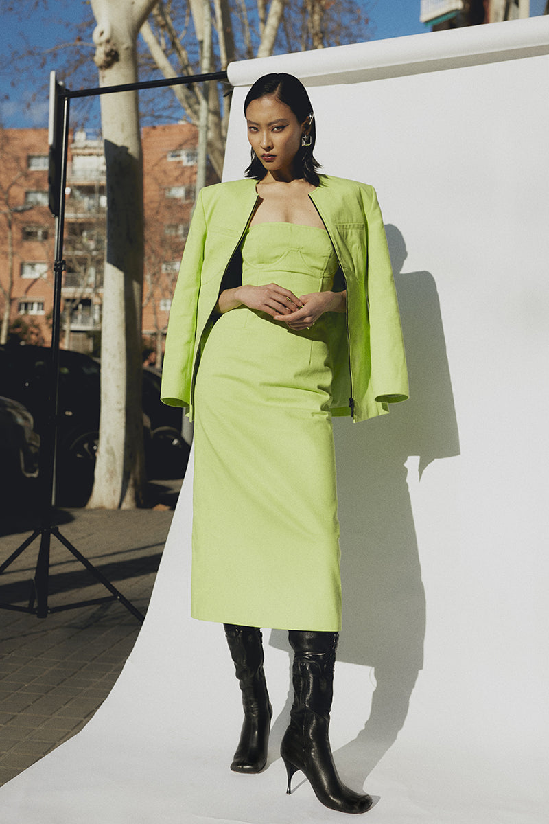 DANNY LIGHT GREEN JACKET - CULT MIA