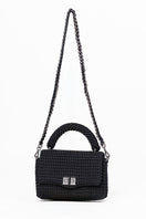 Black Mara Brazil Serena shoulder bag with sleek design and adjustable strap, perfect for everyday use.