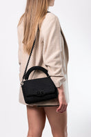 Black Mara Brazil Serena shoulder bag with adjustable strap and spacious interior, stylish and versatile for everyday use.