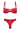 RED MILA UNDERWIRE BRA AND RED MILA KNICKER - CULT MIA