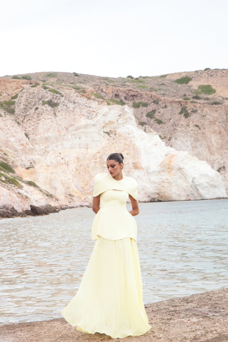 VERONA BUTTER YELLOW DRESS