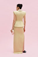 Jenny K Tran Shefford Maxi Skirt in flowing fabric, featuring a stylish design and comfortable fit.