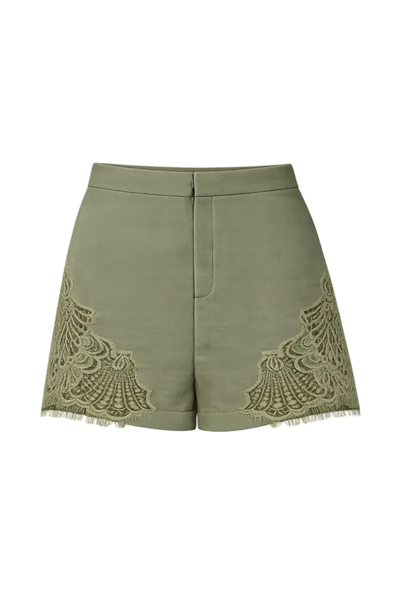 ANABELLE SHORT IN OLIVE GREEN