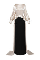 ROBE SILVA NOIR-BEIGE