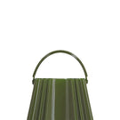 Touchless olive silk clutch bag, elegant evening accessory with a smooth silk finish and sleek design.