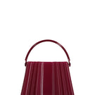 Touchless Plum Silk Clutch with sleek design, featuring smooth silk fabric and elegant detailing for stylish occasions.