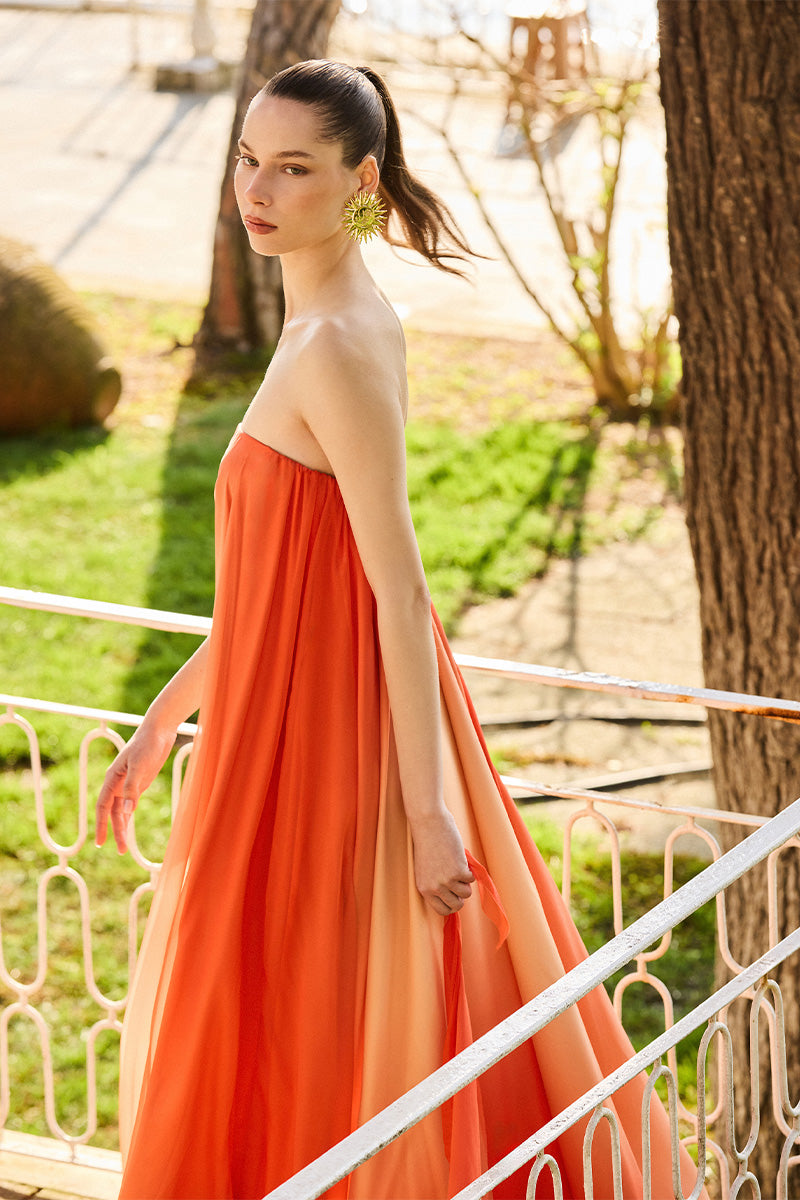 SOLEIL ARANCIA MAXI DRESS - CULT MIA