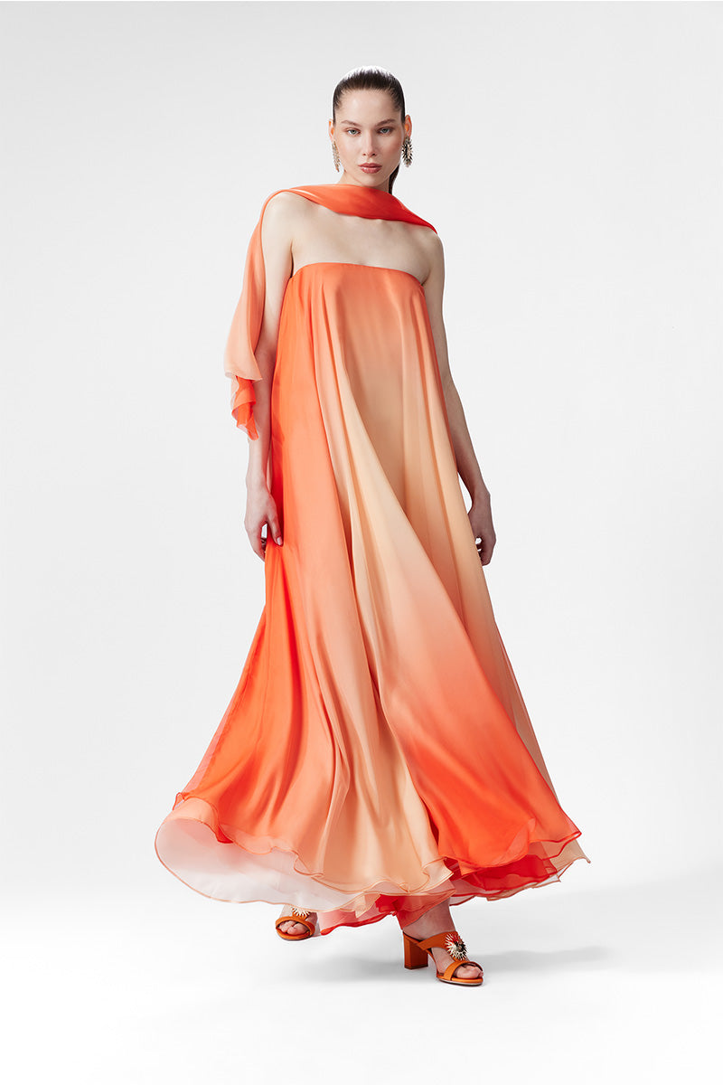SOLEIL ARANCIA MAXI DRESS - CULT MIA