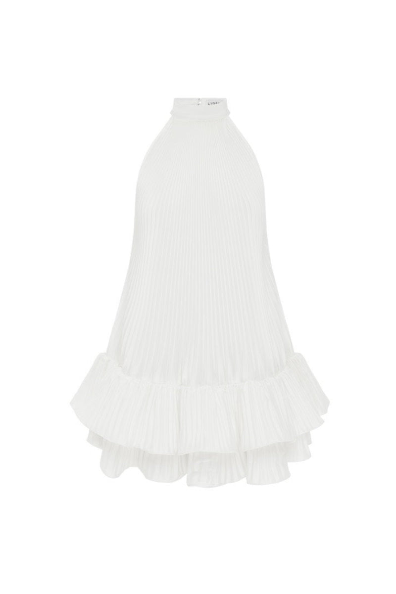 SOLEIL MINI DRESS IN IVORY - CULT MIA