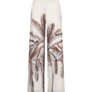 Tinta Latina Solei pants in ivory print, stylish wide-leg trousers with a vibrant floral pattern, perfect for casual or dressy wear.