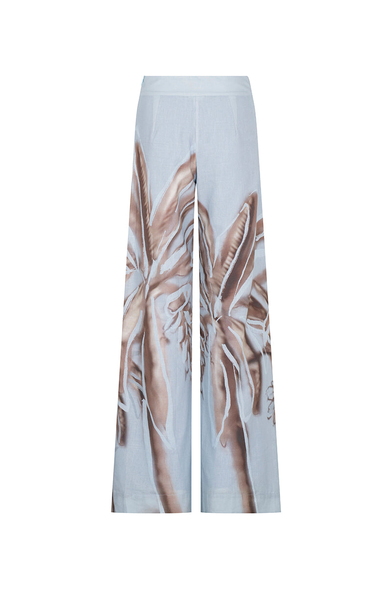 SOLEI PANTS IN BLUE PRINT