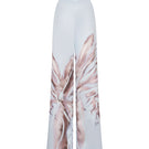 Tinta Latina Soler pants in blue print, casual women's pants with vibrant pattern and comfortable fit.