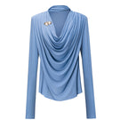 Jenny K Tran SONIQ top in blue, stylish women's sleeveless blouse with a modern design and vibrant color.