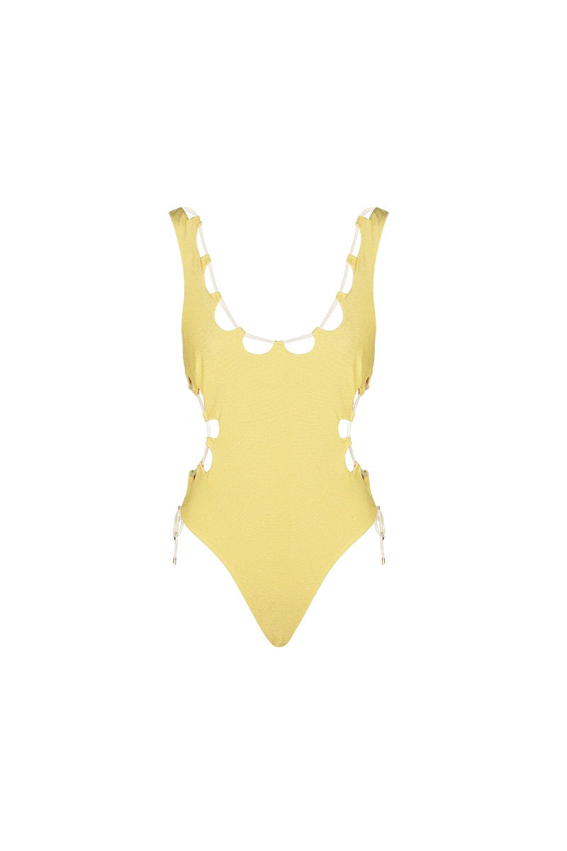 SO SWEET SWIMSUIT IN TERRY MIMOSA - CULT MIA