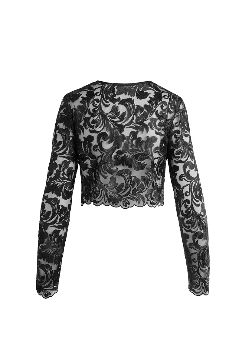 Black Sovereign top by Scarlett Gasque featuring a ghost back design, stylish and versatile sleeveless tops for women.