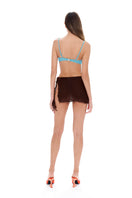 Selia Richwood Lily Skirt cover-up with floral pattern, lightweight fabric, and flowing design perfect for beach or poolside wear.
