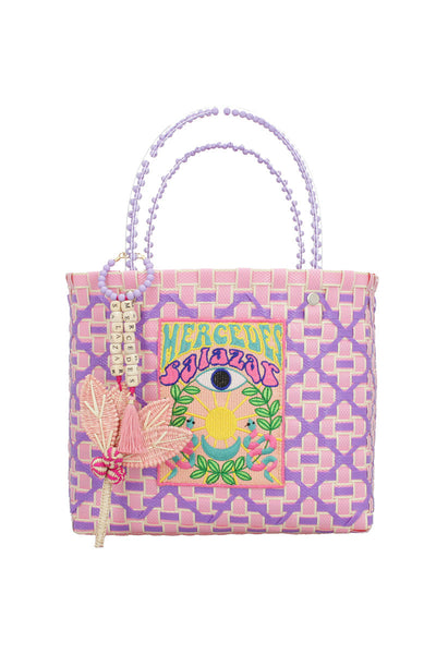 EYE SEE YOU ZUNCHO HANDBAG SMALL IN PURPLE PINK | CULT MIA
