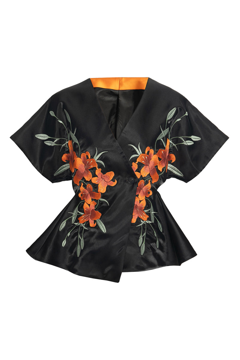 EMBROIDERED KIMONO TOP - CULT MIA