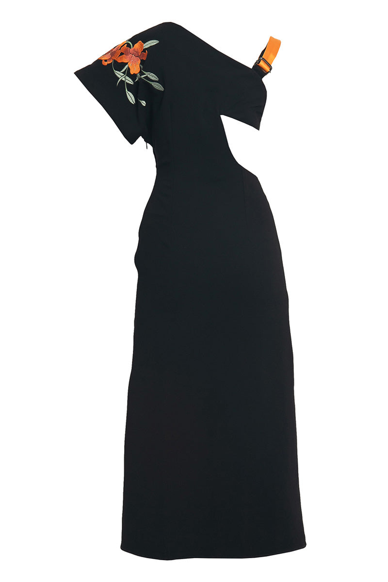 SIGNATURE EMBROIDERED KIMONO DRESS - CULT MIA