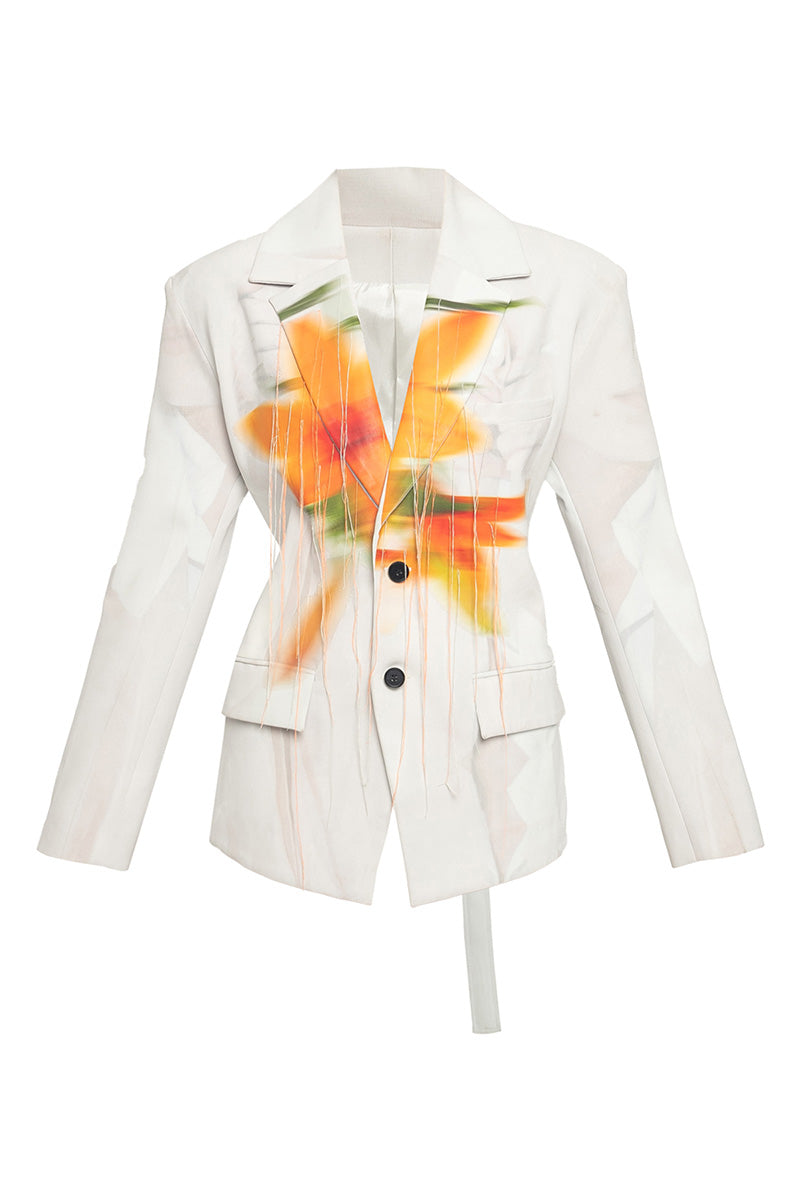 TAILORED BLUSH SUIT JACKET - CULT MIA