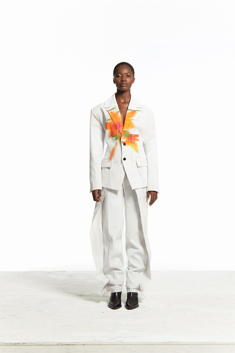 TAILORED BLUSH SUIT JACKET - CULT MIA
