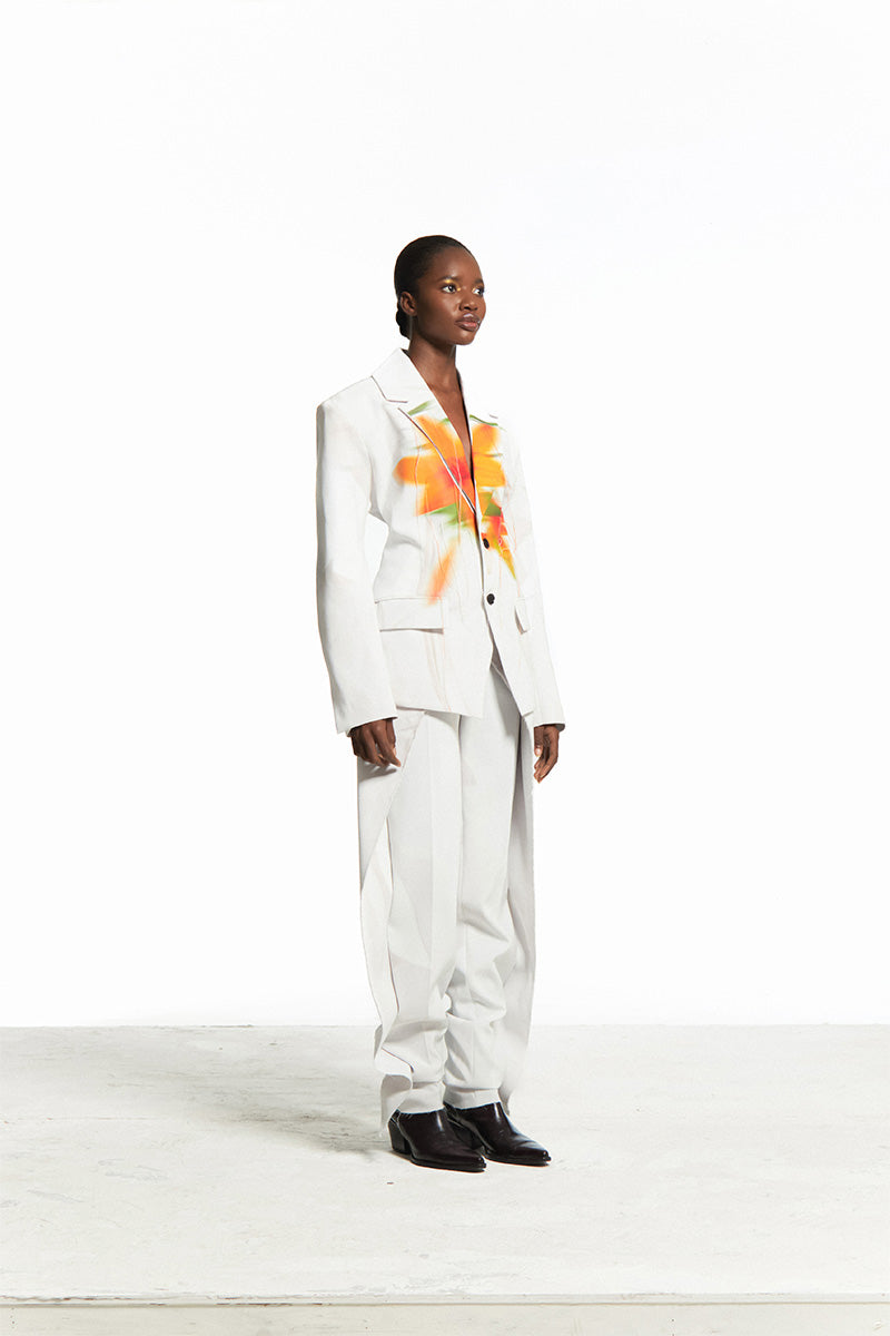 TAILORED BLUSH SUIT JACKET - CULT MIA