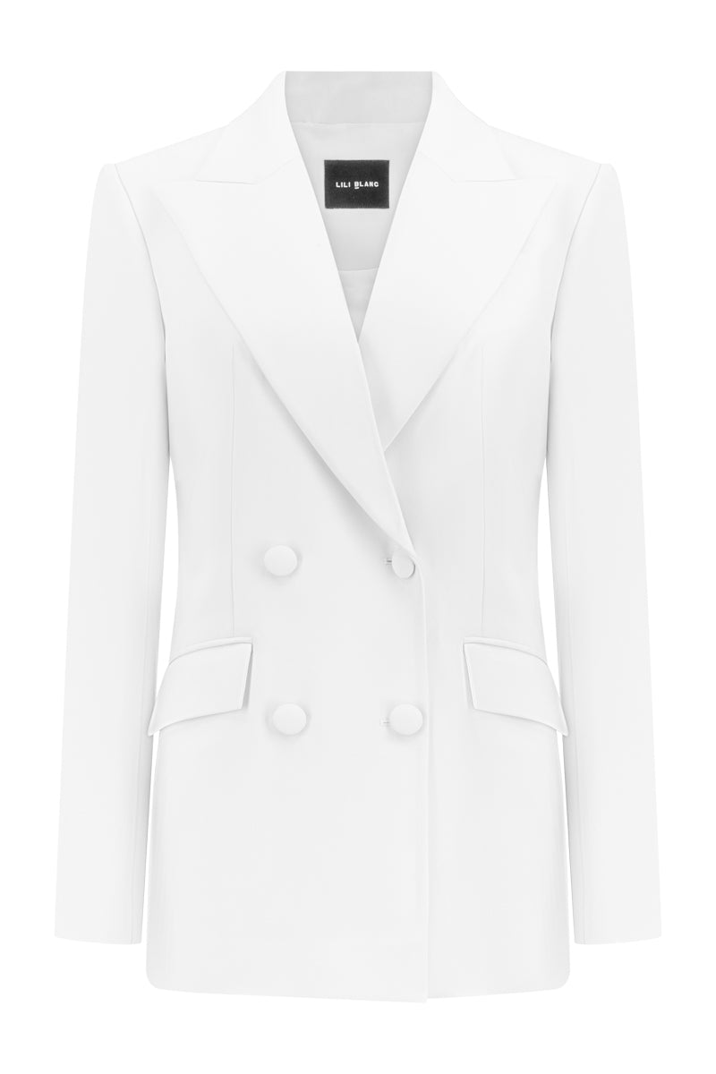 TIMELESS DOUBLE-BREASTED TAILORED BLAZER
