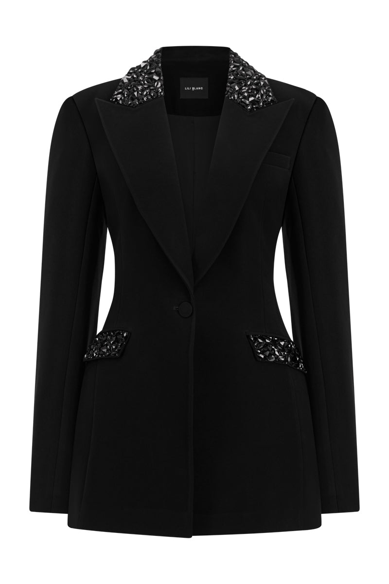 CHIC TAILORED SINGLE-BREASTED BLAZER