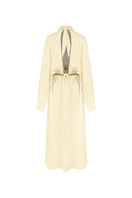 Sean Sheila cut-out maxi dress with piercing details, featuring a stylish back design and elegant flowy fabric.